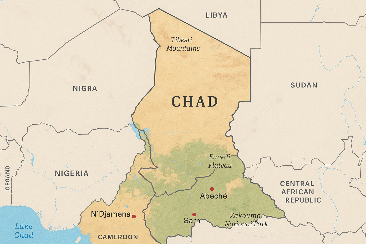 Chad Map